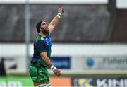 23 September 2017; John Muldoon of Connacht checks the wind direction ahead of the Guinness PRO14 Round 4 match between Connacht and Cardiff Blues at The Sportsground in Galway. Photo by Diarmuid Greene/Sportsfile