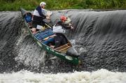 23 September 2017; The team of Gerry Coonan and Gerry O'Brien compete during the 58th International Liffey Descent on the River Liffey at Lucan Weir in Lucan, Co Dublin. Photo by Cody Glenn/Sportsfile