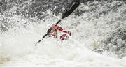 23 September 2017; Nathan Evans competes during the 58th International Liffey Descent on the River Liffey at Lucan Weir in Lucan, Co Dublin. Photo by Cody Glenn/Sportsfile