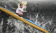 23 September 2017; Tadhg De Barra competes during the 58th International Liffey Descent on the River Liffey at Lucan Weir in Lucan, Co Dublin. Photo by Cody Glenn/Sportsfile