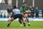 23 September 2017; Denis Buckley of Connacht in action against Willis Halaholo of Cardiff during the Guinness PRO14 Round 4 match between Connacht and Cardiff Blues at The Sportsground in Galway. Photo by Diarmuid Greene/Sportsfile