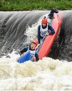 23 September 2017; The team of Conor Nolan and James Igoe compete during the 58th International Liffey Descent on the River Liffey at Lucan Weir in Lucan, Co Dublin. Photo by Cody Glenn/Sportsfile