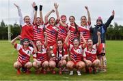 23 September 2017; St. Faithleachs, Roscommon after winning the Junior Cup during All-Ireland Ladies Football Club 7’s where every county was represented by over 1,000 players competing in 3 grades for the honourof being the 2017 Ladies All Ireland Club 7s Champions. Naomh Mearnóg and St. Sylvester's were the host club to the intensely competitive clubs competition at Naomh Mearnóg in Portmarnock, Dublin. Photo by Eóin Noonan/Sportsfile