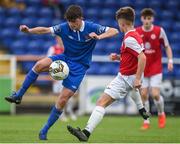 23 September 2017; Dean Beresford of Waterford FC in action against Séamas Keogh of Sligo Rovers during the SSE Airtricity National Under 17 League Mark Farren Cup Final match between Waterford FC and Sligo Rovers at RSC in Waterford. Photo by Matt Browne/Sportsfile