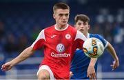 23 September 2017; Niall Morahan of Sligo Rovers in action against Waterford FC during the SSE Airtricity National Under 17 League Mark Farren Cup Final match between Waterford FC and Sligo Rovers at RSC in Waterford. Photo by Matt Browne/Sportsfile