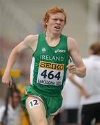 10 July 2012; Ireland's Sean Tobin, in action during his heat of the Men's 1500m where he finished 6th in a time of 3:49.11. IAAF World Junior Athletics Championships, Montjuïc Olympic Stadium, Barcelona, Spain. Picture credit: Brendan Moran / SPORTSFILE