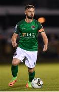 22 September 2017; Greg Bolger of Cork City during the SSE Airtricity League Premier Division match between Limerick FC and Cork City at Markets Fields in Limerick. Photo by Stephen McCarthy/Sportsfile