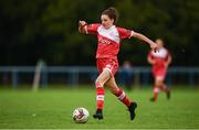 23 September 2017; Leanne Kiernan of Shelbourne Ladies during the Continental Tyres Women's National League Cup Final match between Peamount United and Shelbourne Ladies at Greenogue in Dublin. Photo by Stephen McCarthy/Sportsfile