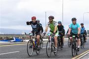 24 September 2017; Cllr. Janice Boylan was on hand in Smithfield, to officially start the biggest cycling event of its kind to take place in Dublin. The Great Dublin Bike Ride is an initiative from Sport Ireland who work in conjunction with Dublin City Council, Healthy Ireland, Fingal County Council and Cycling Ireland.The Great Dublin Bike Ride was a flagship event in Ireland for the European Week of Sport (23 - 30 September) and encourages everyone to #BeActive. The Gardaí, Luas, Dublin Bus and Civil Defence worked hard with the various city and county councils to ensure the safety and enjoyment of participants on the day. Pictured is a general view of riders at The Great Dublin Bike Ride 2017, in Dublin. Photo by Eóin Noonan/Sportsfile