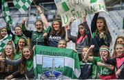 24 September 2017; Fermanagh supporters during the TG4 Ladies Football All-Ireland Junior Championship Final match between Derry and Fermanagh at Croke Park in Dublin. Photo by Cody Glenn/Sportsfile