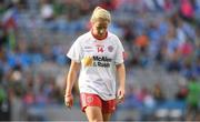24 September 2017; A dejected Gemma Begley of Tyrone after the TG4 Ladies Football All-Ireland Intermediate Championship Final match between Tipperary and Tyrone at Croke Park in Dublin. Photo by Brendan Moran/Sportsfile