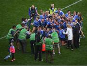 24 September 2017; Dublin players celebrate following the TG4 Ladies Football All-Ireland Senior Championship Final match between Dublin and Mayo at Croke Park in Dublin. Photo by Stephen McCarthy/Sportsfile