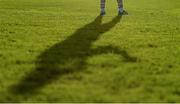 24 September 2017; A detailed view of the shadow of Daragh Mooney of Éire Óg Annacarty/Donohill as he prepares to take a free during the Tipperary County Senior Club Hurling Championship semi-final match between Thurles Sarsfields and Éire Óg Annacarty/Donohill at Semple Stadium in Thurles, Tipperary. Photo by Piaras Ó Mídheach/Sportsfile