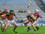 8 July 2012; Niall Donoghue, Galway, in action against Henry Shefflin, left, and Aidan Fogarty, Kilkenny. Leinster GAA Hurling Senior Championship Final, Kilkenny v Galway, Croke Park, Dublin. Picture credit: Brian Lawless / SPORTSFILE