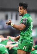 23 September 2017; Bundee Aki of Connacht during the Guinness PRO14 Round 4 match between Connacht and Cardiff Blues at Sportsground in Galway. Photo by Brendan Moran/Sportsfile