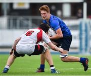 23 September 2017; Anthony Ryan of Leinster in action against Ryan O’Neill of Ulster during the under 18 schools interprovincial match between Leinster and Ulster at Donnybrook Stadium in Dublin. Photo by Ramsey Cardy/Sportsfile