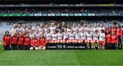24 September 2017; The Tyrone squad prior to the TG4 Ladies Football All-Ireland Intermediate Championship Final match between Tipperary and Tyrone at Croke Park in Dublin. Photo by Brendan Moran/Sportsfile