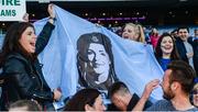 24 September 2017; Supporters of Dublin's Sinéad Finnegan following the TG4 Ladies Football All-Ireland Senior Championship Final match between Dublin and Mayo at Croke Park in Dublin. Photo by Cody Glenn/Sportsfile