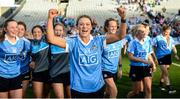 24 September 2017; Laura McGinley of Dublin following the TG4 Ladies Football All-Ireland Senior Championship Final match between Dublin and Mayo at Croke Park in Dublin. Photo by Cody Glenn/Sportsfile