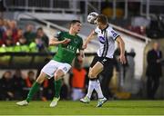25 September 2017; Garry Buckley of Cork City in action against David McMillan of Dundalk during the SSE Airtricity Premier Division match between Cork City and Dundalk at Turners Cross, in Cork. Photo by Eóin Noonan/Sportsfile