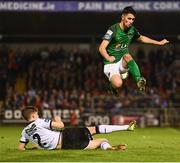 25 September 2017; Shane Griffin of Cork City in action against Sean Gannon of Dundalk during the SSE Airtricity Premier Division match between Cork City and Dundalk at Turners Cross in Cork. Photo by Stephen McCarthy/Sportsfile