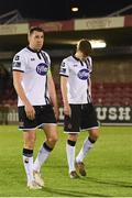 25 September 2017; Brian Gartland, left, and Sean Gannon of Dundalk followingthe SSE Airtricity Premier Division match between Cork City and Dundalk at Turners Cross in Cork. Photo by Stephen McCarthy/Sportsfile