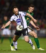 25 September 2017; Stephen O’Donnell of Dundalk in action against Garry Buckley of Cork City during the SSE Airtricity Premier Division match between Cork City and Dundalk at Turners Cross in Cork. Photo by Stephen McCarthy/Sportsfile