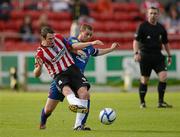 13 July 2012; Barry Molloy, Derry City, in action against Danny Ventre, Sligo Rovers. Airtricity League Premier Division, Derry City v Sligo Rovers, Brandywell, Derry. Picture credit: Oliver McVeigh / SPORTSFILE