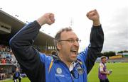 14 July 2012; Tipperary manager Peter Creedon celebrates after the final whistle. GAA Football All-Ireland Senior Championship Qualifier, Round 2, Tipperary v Wexford, Semple Stadium, Thurles, Co. Tipperary. Picture credit: Matt Browne / SPORTSFILE