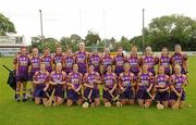 14 July 2012; The Wexford squad. All-Ireland Senior Camogie Championship Round Four, in association with RTÉ Sport, Galway v Wexford, Kenny Park, Athenry, Co. Galway. Picture credit: Pat Murphy / SPORTSFILE