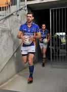 14 July 2012; Tony Hannon, Wicklow, leads out his team-mates from the dressing room before the game. GAA Football All-Ireland Senior Championship Qualifier, Round 2, Leitrim v Wicklow, Sean McDermott Park, Carrick-on-Shannon, Co. Leitrim. Picture credit: Barry Cregg / SPORTSFILE