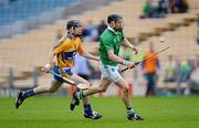 14 July 2012; Wayne McNamara, Limerick, in action against Tony Kelly, Clare. GAA Hurling All-Ireland Senior Championship, Phase 3, Limerick v Clare, Semple Stadium, Thurles, Co. Tipperary. Picture credit: Stephen McCarthy / SPORTSFILE