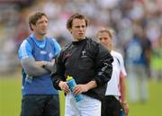 15 July 2012; Sean Johnston, Kildare, during the team  pre-match warm-up. GAA Football All-Ireland Senior Championship Qualifier, Round 2, Cavan v Kildare, Kingspan Breffni Park, Cavan. Picture credit: Oliver McVeigh / SPORTSFILE