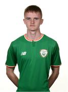 3 September 2017; Thomas Byrne of Republic of Ireland during the Republic of Ireland U19 Squad Portraits at the Woodlands Hotel in Waterford. Photo by Diarmuid Greene/Sportsfile