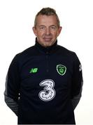 3 September 2017; Republic of Ireland physiotherapist Michael Spillane during Republic of Ireland U19 Squad Portraits at the Woodlands Hotel in Waterford. Photo by Diarmuid Greene/Sportsfile