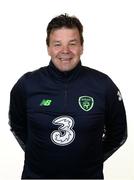 3 September 2017; Republic of Ireland goalkeeping coach Dermot O'Neill during the Republic of Ireland U19 Squad Portraits at the Woodlands Hotel in Waterford. Photo by Diarmuid Greene/Sportsfile
