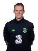3 September 2017; Republic of Ireland team doctor Andrew Delany during Republic of Ireland U19 Squad Portraits at the Woodlands Hotel in Waterford. Photo by Diarmuid Greene/Sportsfile