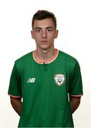 3 September 2017; Lee O'Connor of Republic of Ireland during the Republic of Ireland U19 Squad Portraits at the Woodlands Hotel in Waterford. Photo by Diarmuid Greene/Sportsfile