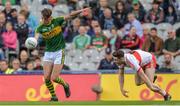 17 September 2017; David Clifford of Kerry in action against Pádraig McGrogan of Derry during the Electric Ireland GAA Football All-Ireland Minor Championship Final match between Kerry and Derry at Croke Park in Dublin. Photo by Piaras Ó Mídheach/Sportsfile
