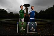 27 September 2017; EA SPORTS™ celebrates 10 years of SSE Airtricity League action with the return of the FIFA 18 Club packs! Featuring the individual club crest of all 12 Premier Division teams, Irish fans from across the country can show their support and download the special sleeve for free when the game launches this Friday 29th September from www.easports.com/uk/fifa/club-packs-17/league-of-ireland . Pictured at the launch of FIFA 18 Club packs at the Iveagh Gardens in Dublin is Dean Clarke of Limerick FC and Kieran Sadlier of Cork City. Photo by Stephen McCarthy/Sportsfile