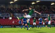 29 September 2017; Garry Buckley of Cork City shoots to score his side's first goal during the Irish Daily Mail FAI Cup Semi-Final match between Cork City and Limerick FC at Turner's Cross in Cork. Photo by Stephen McCarthy/Sportsfile