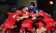 29 September 2017; Scott Fardy of Leinster attempts to disrupt a maul during the Guinness PRO14 Round 5 match between Leinster and Edinburgh at the RDS Arena in Dublin. Photo by Brendan Moran/Sportsfile