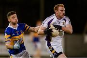 29 September 2017; Mark Vaughan of Kilmacud Crokes in action against Tom Quinn of Castleknock during the Dublin County Senior Football Championship Quarter-Final match between Castleknock and Kilmacud Crokes at Parnell Park in Dublin. Photo by Piaras Ó Mídheach/Sportsfile