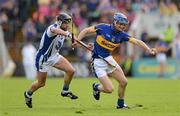 15 July 2012; Pa Bourke, Tipperary, in action against Tony Browne, Waterford. Munster GAA Hurling Senior Championship Final, Waterford v Tipperary, Pairc Ui Chaoimh, Cork. Picture credit: Stephen McCarthy / SPORTSFILE