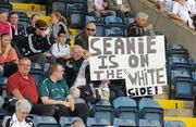 15 July 2012; General view of a Kildare fans banner in support of Sean Johnston. GAA Football All-Ireland Senior Championship Qualifier, Round 2, Cavan v Kildare, Kingspan Breffni Park, Cavan. Picture credit: Oliver McVeigh / SPORTSFILE