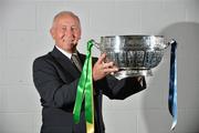 18 July 2012; Former Meath manager Sean Boylan, with the Delaney Cup, at a photocall to celebrate the 21st anniversary of the 1991 Meath v Dublin matches. Representatives from both teams will be guests of the Leinster Council at the Leinster GAA Football Senior Championship Final on Sunday. Croke Park, Dublin. Picture credit: Barry Cregg / SPORTSFILE