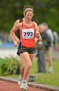 17 July 2012; Olive Loughnane, Ireland, on her way to winning the women's 3000m walk in a time of 12.36.27. Cork City Sports 2012, CIT, Bishopstown, Cork. Picture credit: Barry Cregg / SPORTSFILE