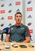 18 July 2012; Rob Penney, who was introduced as the Munster Rugby head coach. Munster Rugby introduce new management personnel ahead of 2012/13 season, Cork Institute of Technology, Bishopstown, Cork. Picture credit: Diarmuid Greene / SPORTSFILE