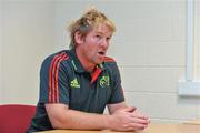 18 July 2012; Simon Mannix who was introduced as the Munster Rugby backs coach. Munster Rugby introduce new management personnel ahead of 2012/13 season, Cork Institute of Technology, Bishopstown, Cork. Picture credit: Diarmuid Greene / SPORTSFILE