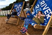 29 September 2017; Supporters in the sandpit ahead of the Guinness PRO14 Round 5 match between Leinster and Edinburgh at the RDS Arena in Dublin. Photo by Ramsey Cardy/Sportsfile